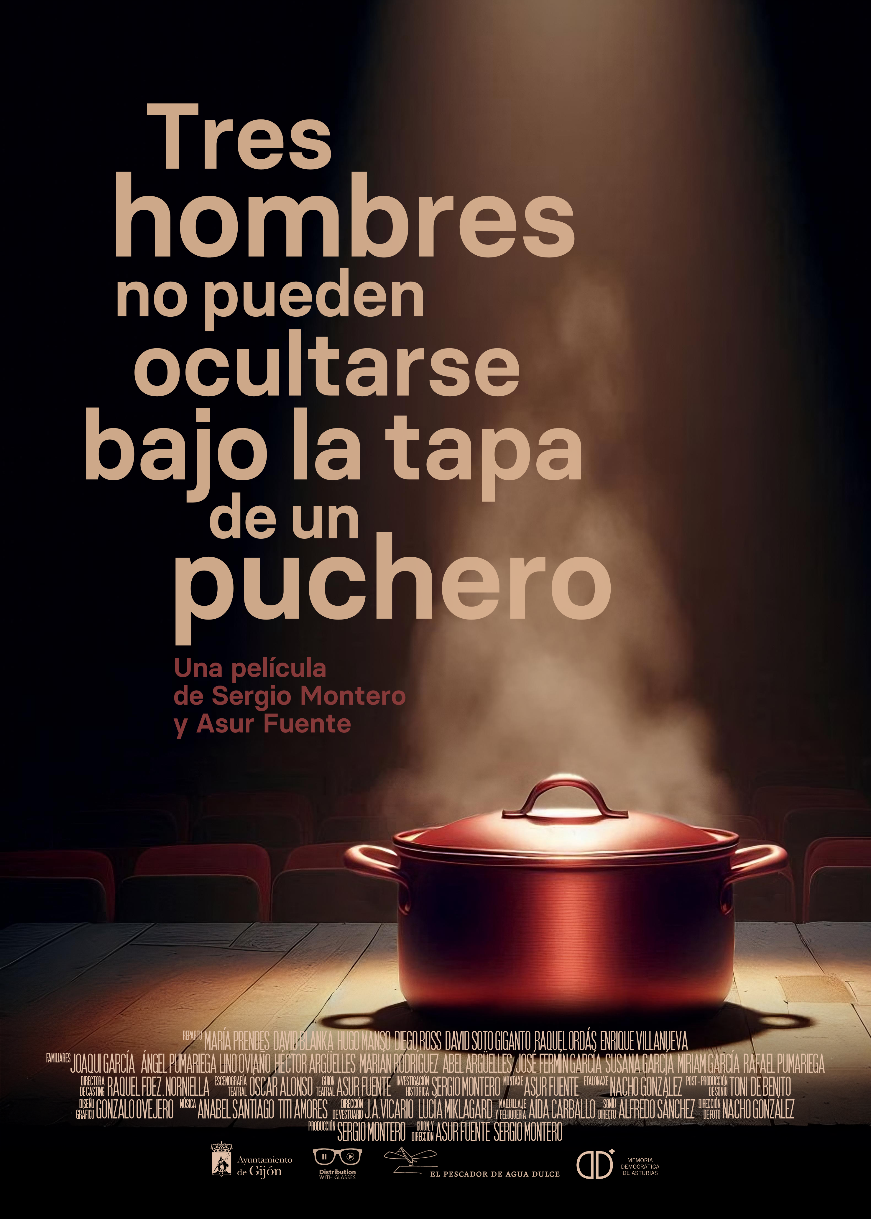 Cine: Tres hombres no pueden ocultarse bajo la tapa de un puchero