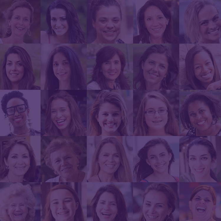 Grandes mujeres vistas a través del collage