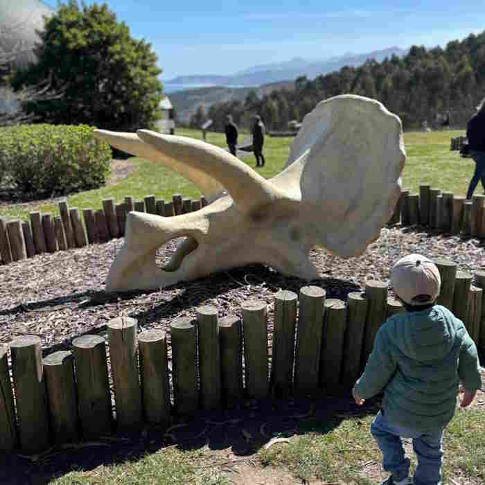 Visita por los dinosaurios del Jardín