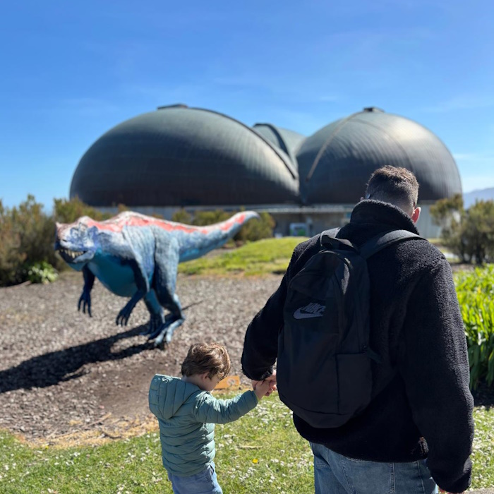 Un paseo entre dinosaurios